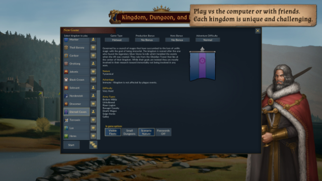 Kingdom, Dungeon, and Hero PC Screenshot