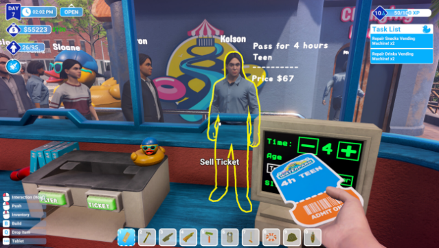 Waterpark Simulator Gameplay Screenshot