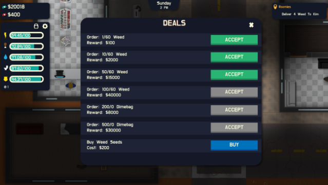 Weed County Gameplay Screenshot