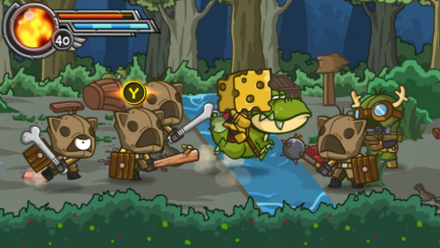 Wonder Blade Gameplay Screenshot